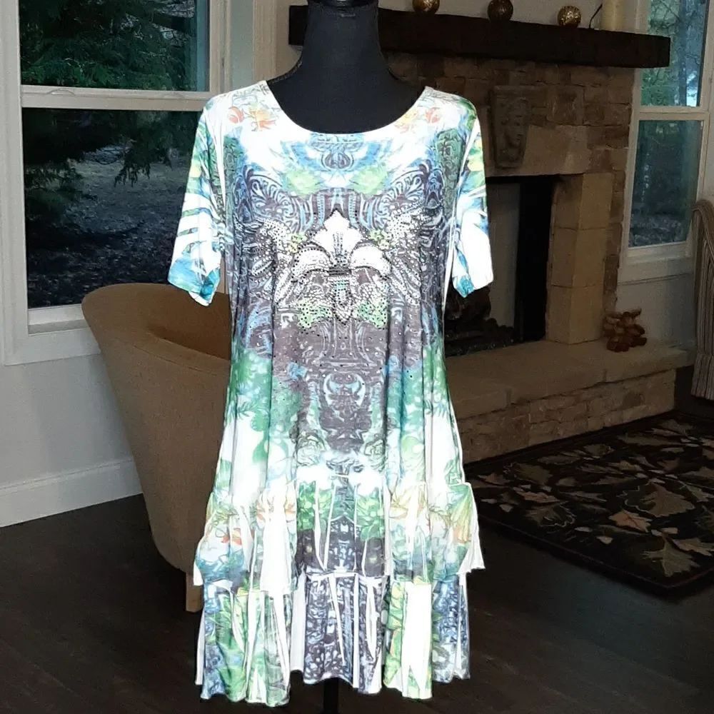 Lady Noie Mini Dress with Bling